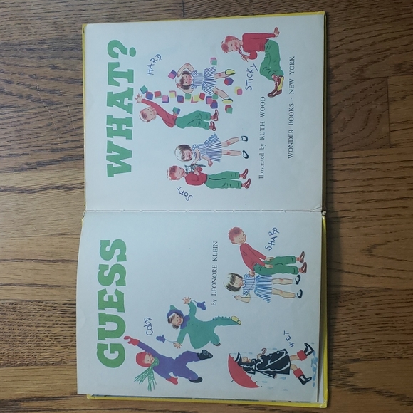 Vintage 50s Guess What? Hardcover Children's Book - Picture 3 of 7